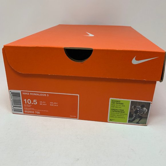 Nike Romaleos 3 Weight Lifting Shoes Volt/Black main image 5